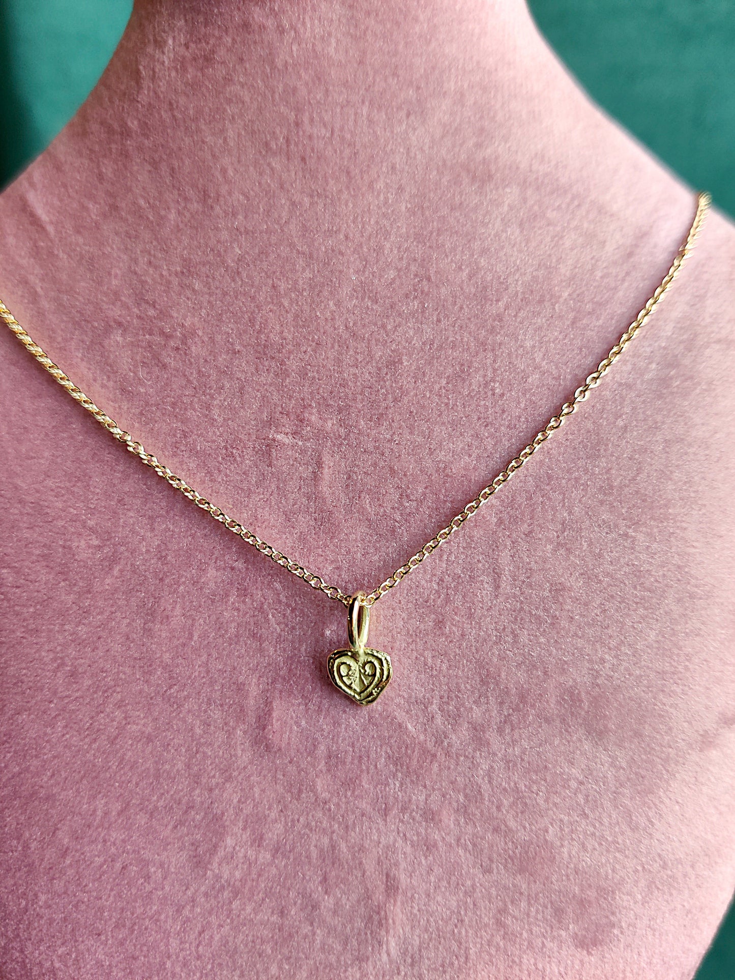 Hanger hartje in goud: Lovely