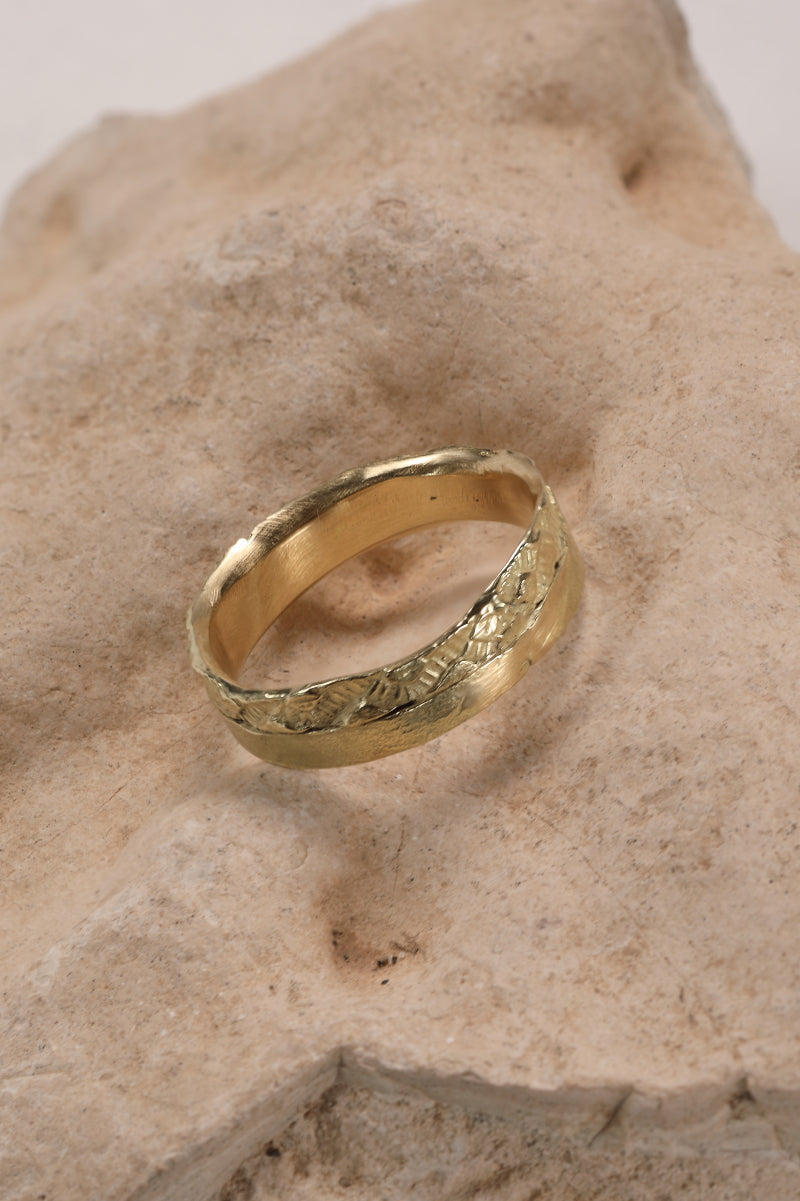 Ring in 18K geel goud: Matheus