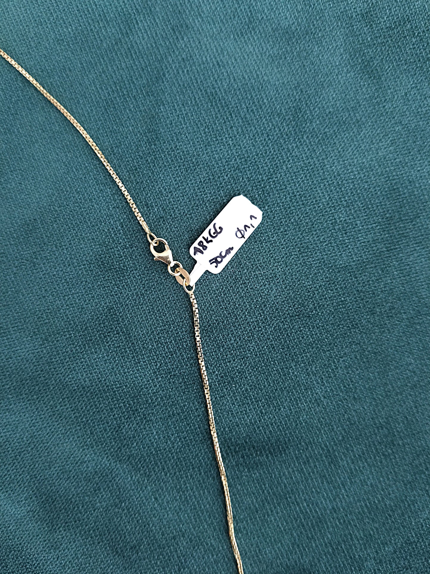 Ketting in 18k geel goud 50cm: Antoni