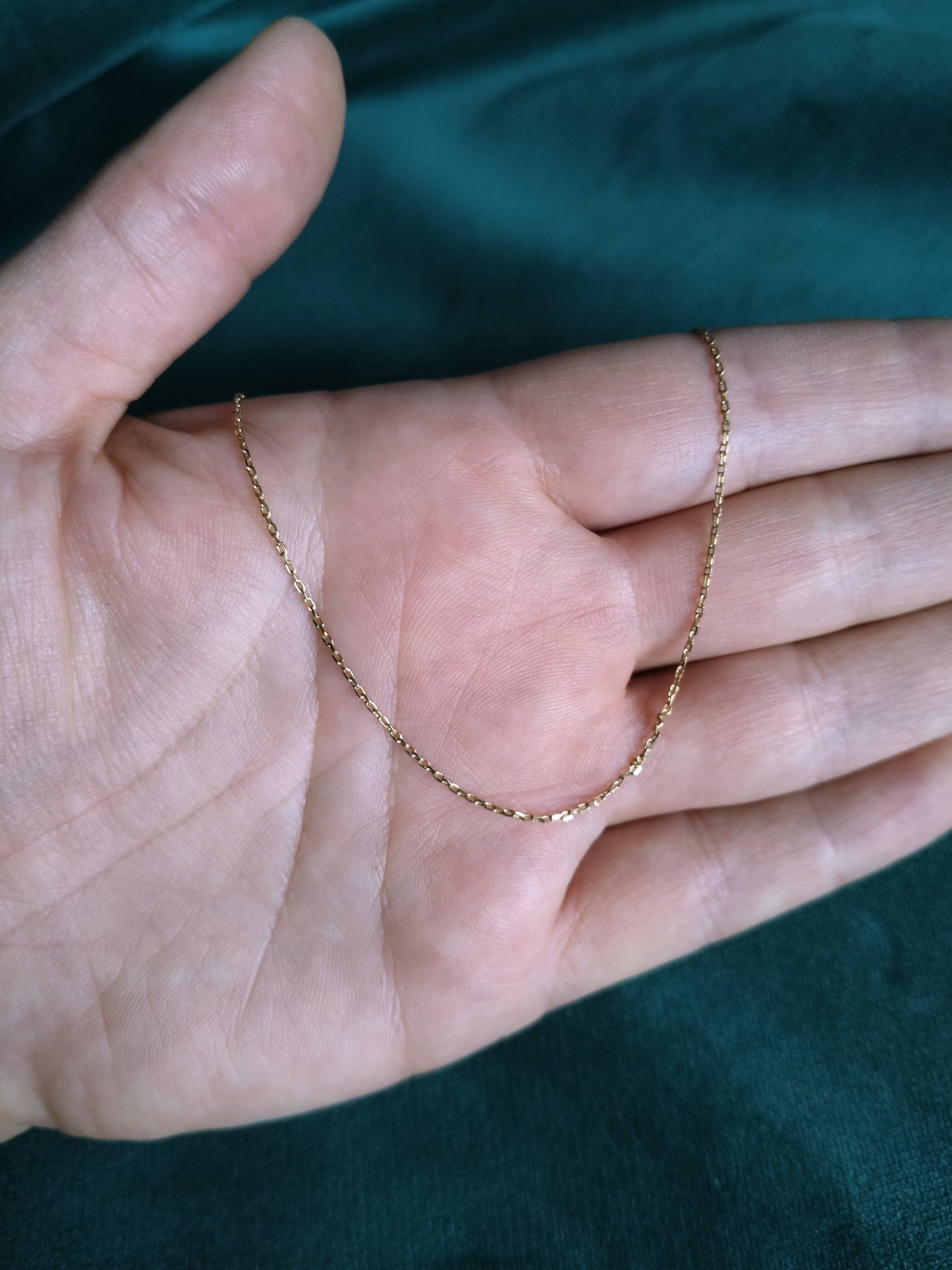 Ketting in 18k geel goud 45cm: Antonina