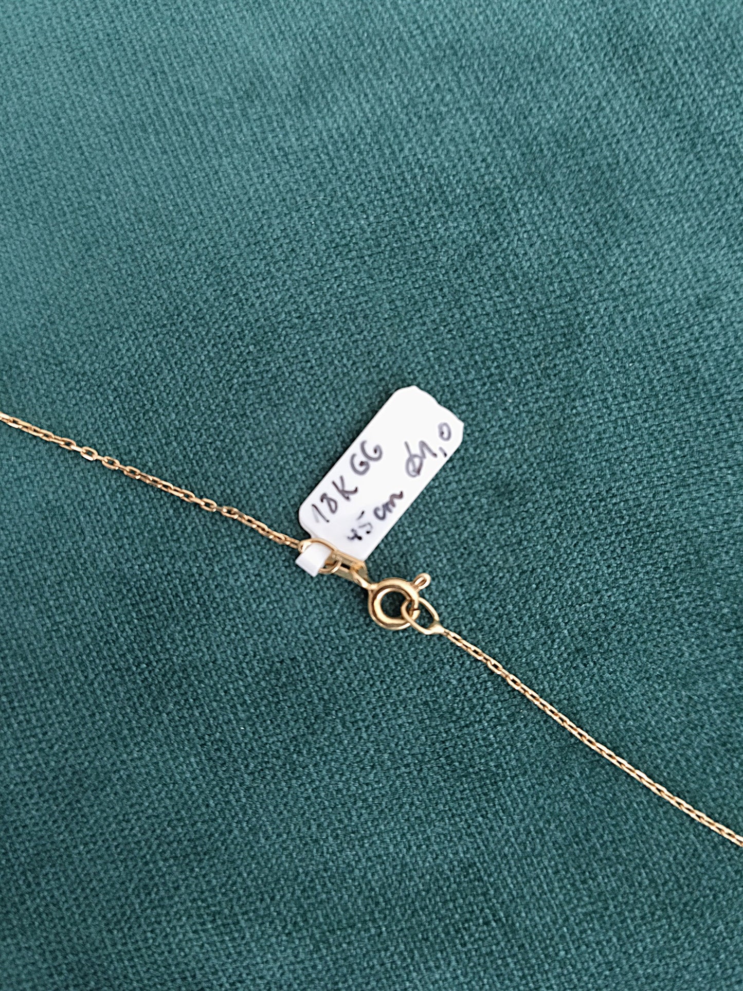 Ketting in 18k geel goud 45cm: Antonina
