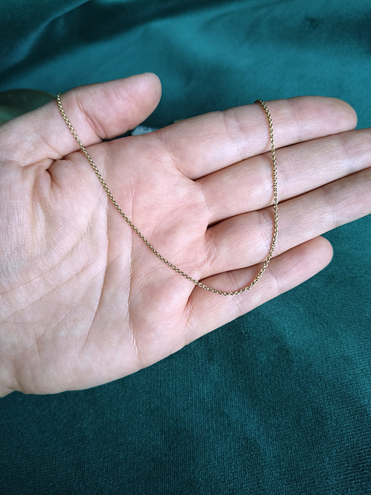 Ketting in 18k geel goud 45cm: Vespenia
