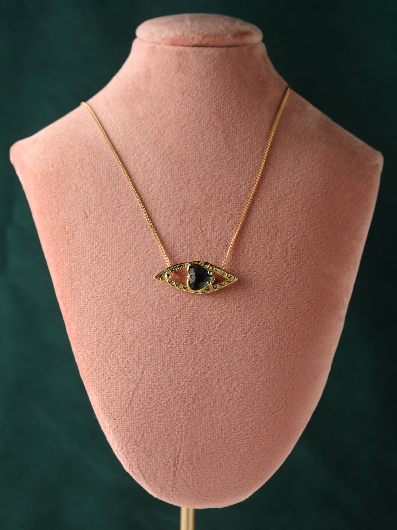 Hanger in 18K geel goud met saffier: Jutte