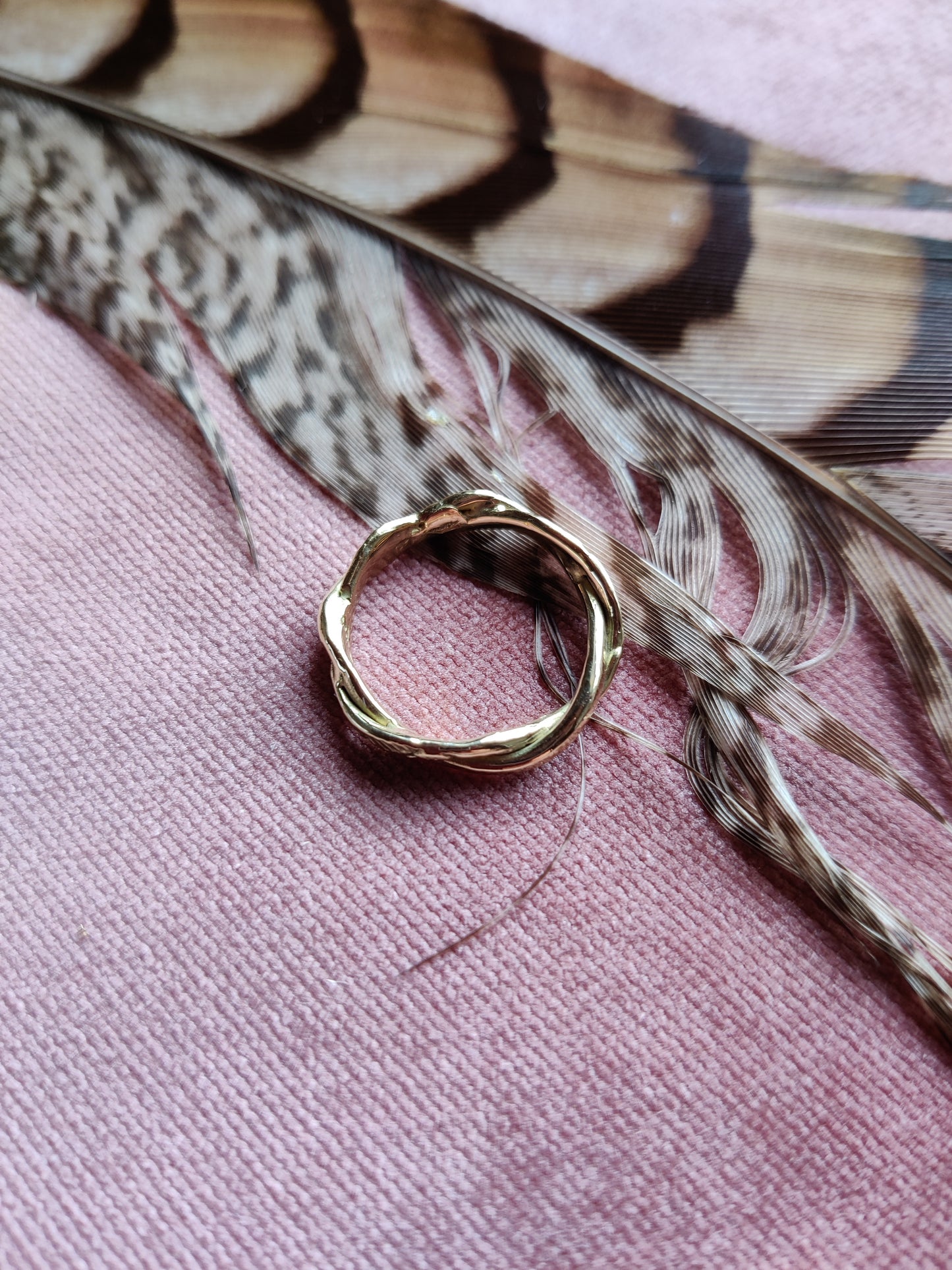 Ring in 18k geel goud: op maat gemaakt