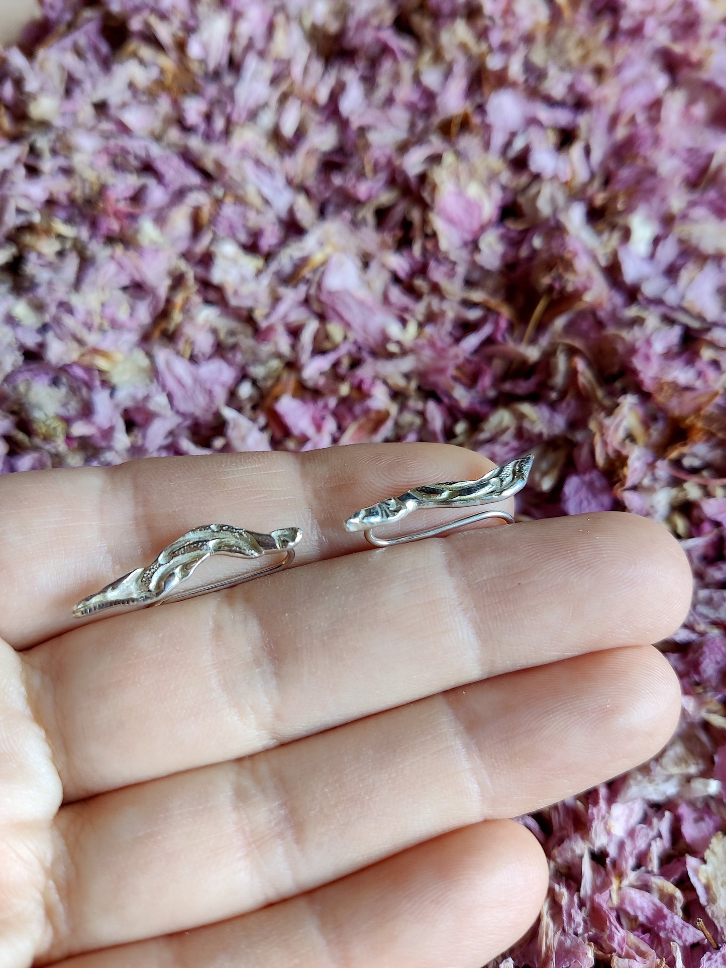 Oorbellen in zilver: Aphrodite