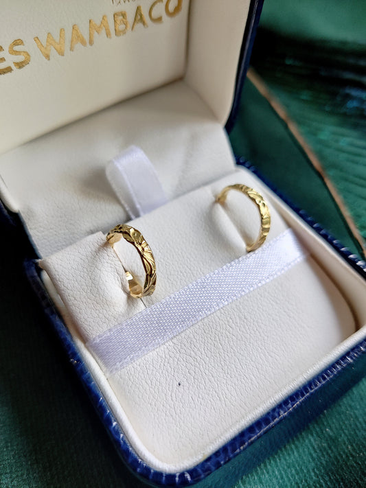 Oorbellen in 18k geel goud - Madelief.