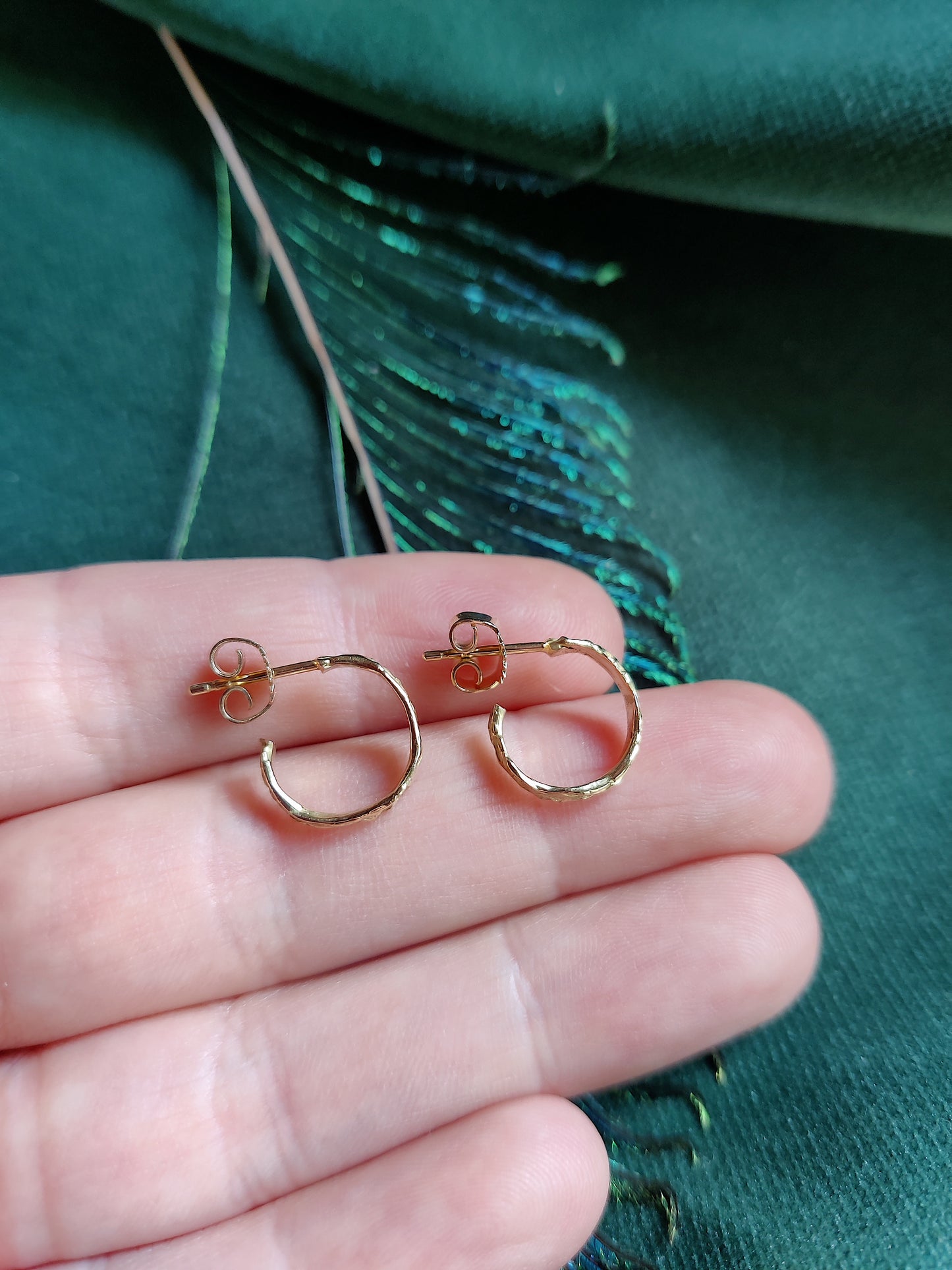 Oorbellen in 18k geel goud - Madelief.