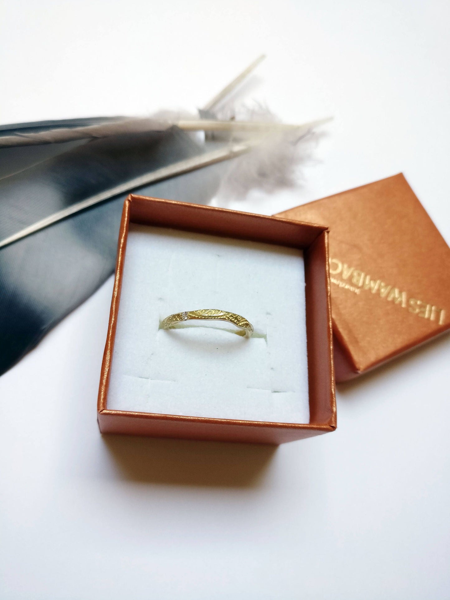 Ring in 18K geel goud: Pocahontas