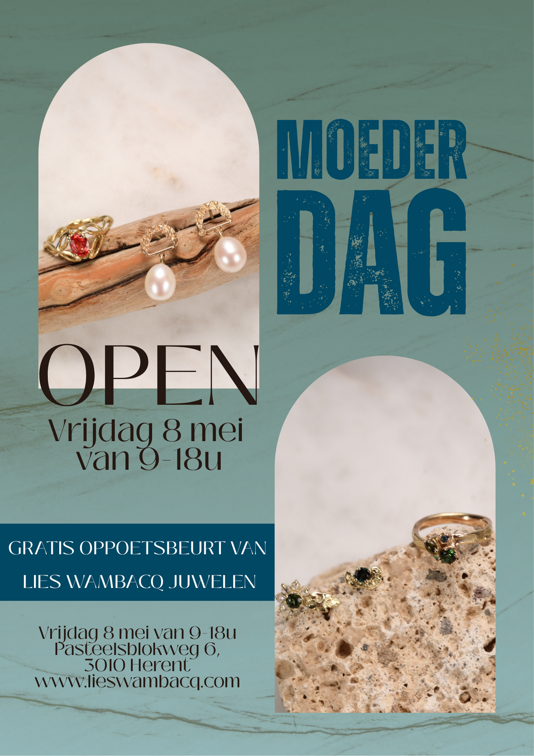 Moederdag opendeur: Vrijdag 8 mei van 9-18u.