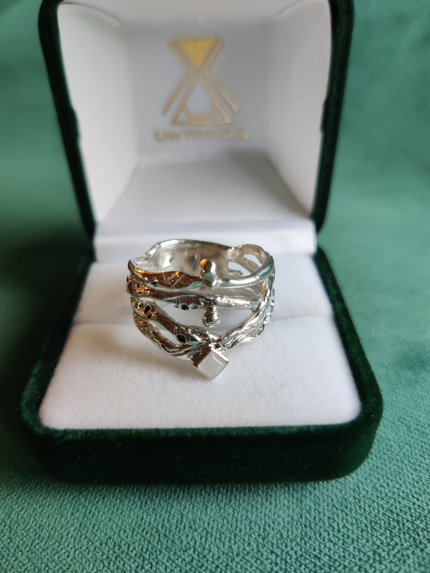 Ring in zilver met maansteen: Loena