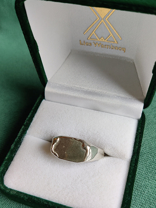 ring zilver zegelgring man Leuven Vlaams-Brabant