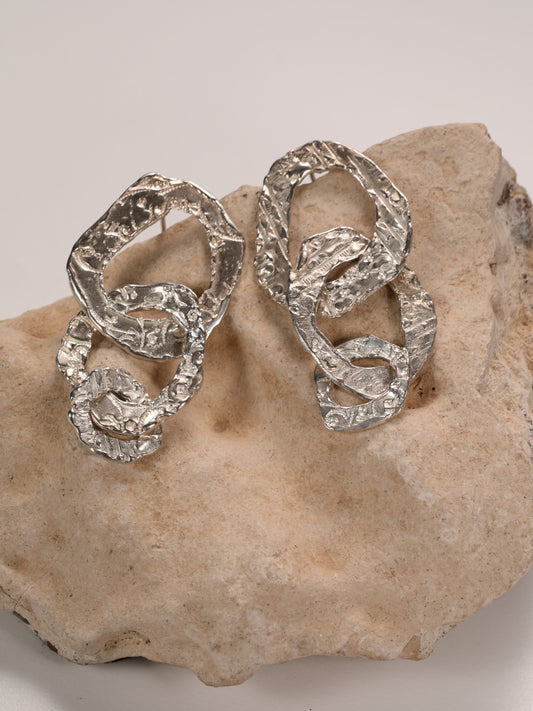 Oorbellen in zilver: Lilou