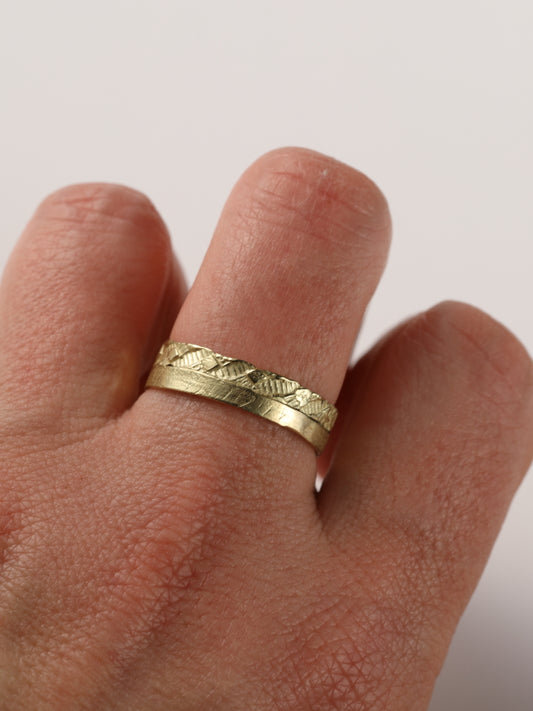 Ring in 18K geel goud: Matheus