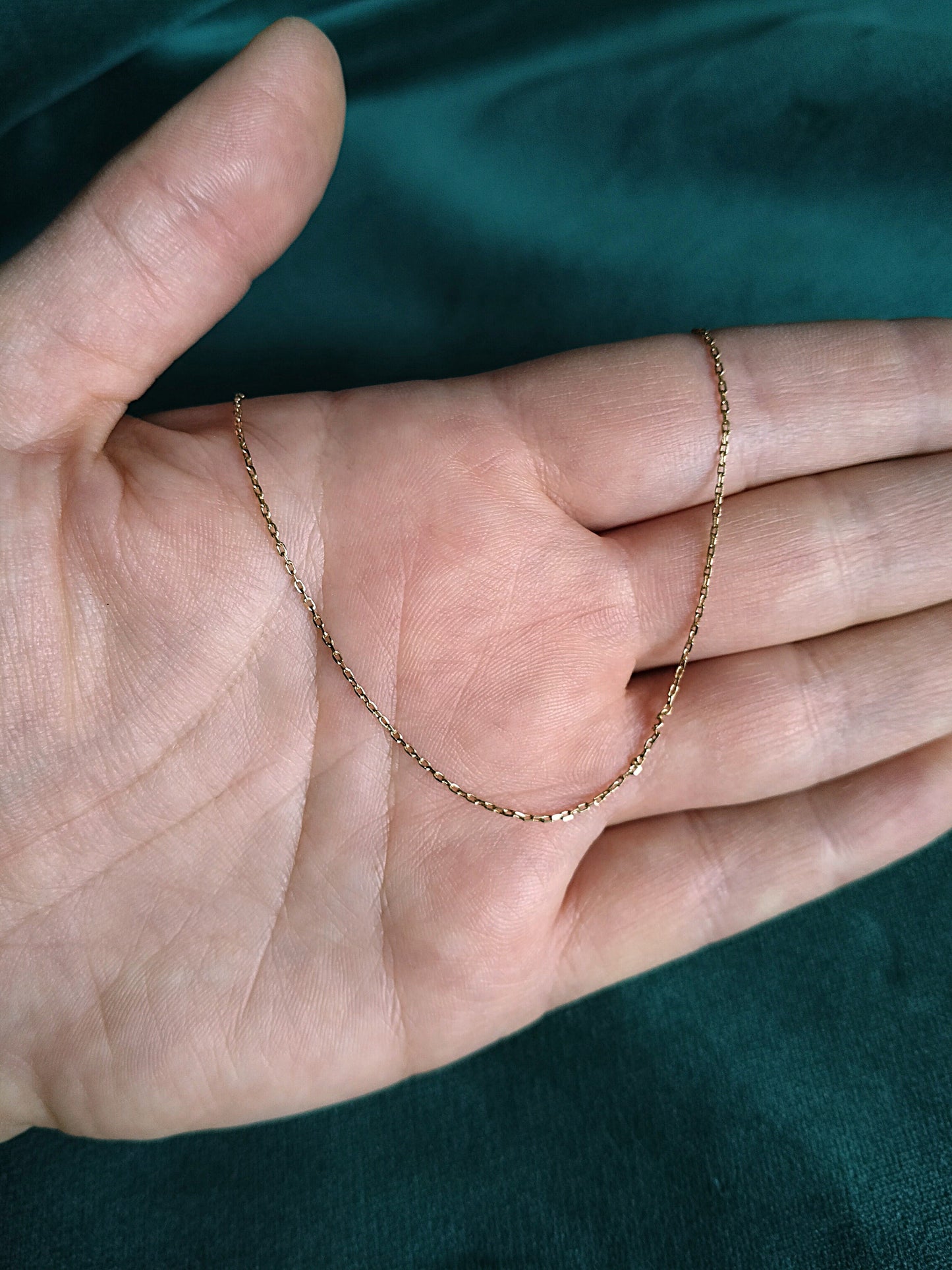 Ketting in 18k geel goud 45cm: Antonina