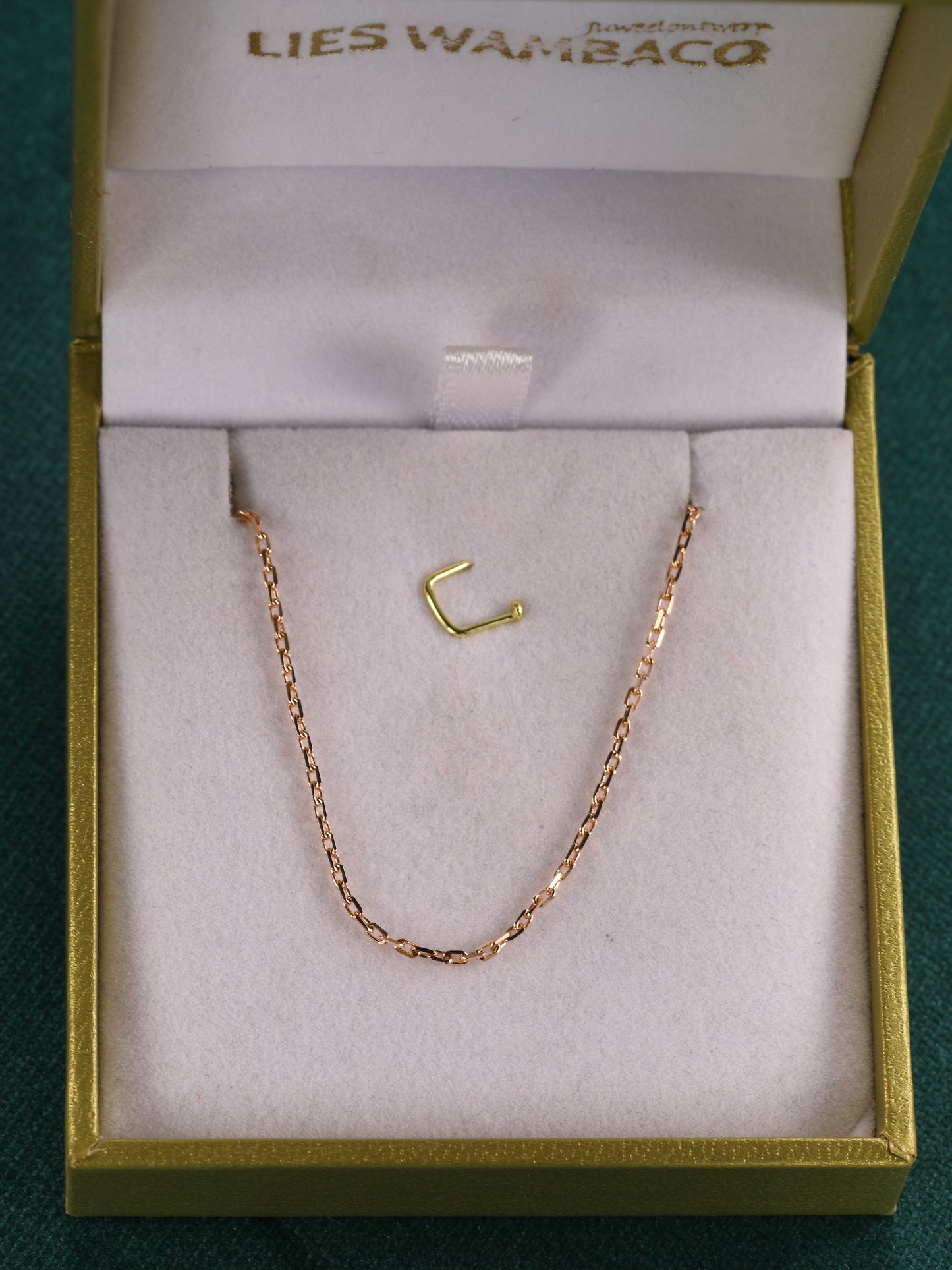 Ketting in 18k rosé goud 45cm: Viona