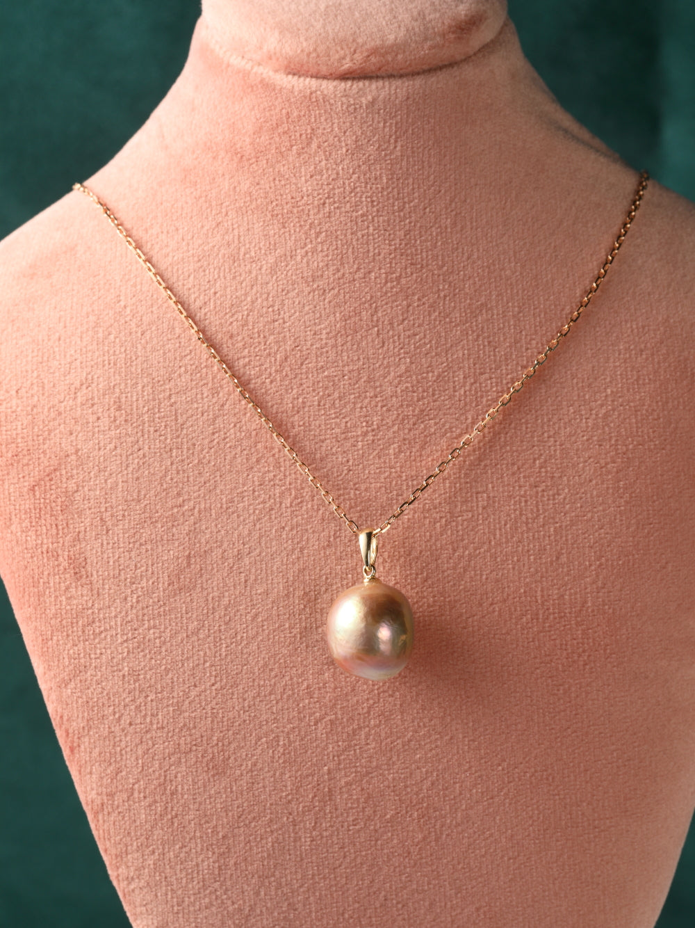 Hanger in 18K geel goud met Edison Barok parel - Firuze