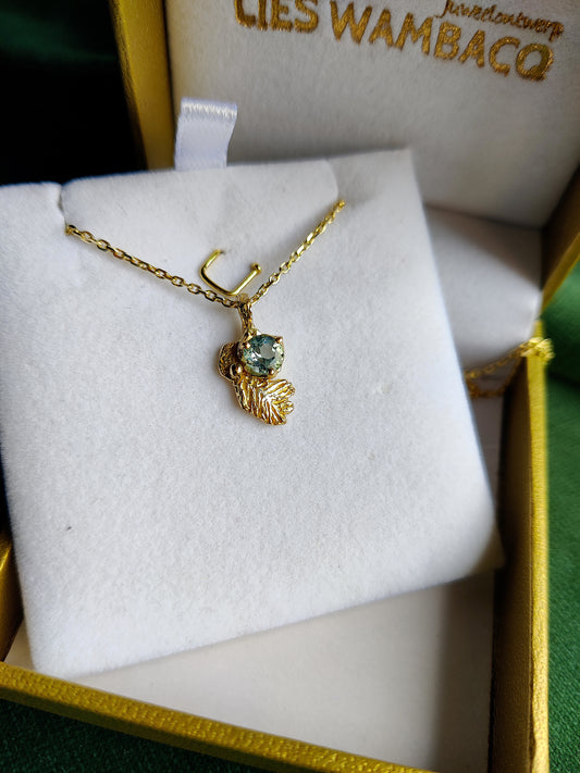 Hanger in 18k geel goud met topaas - Aria