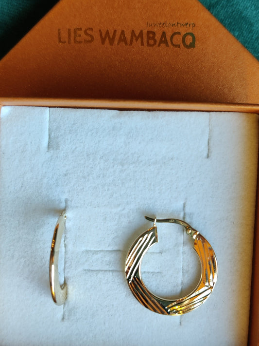 Oorring in 14k geel goud - Maia