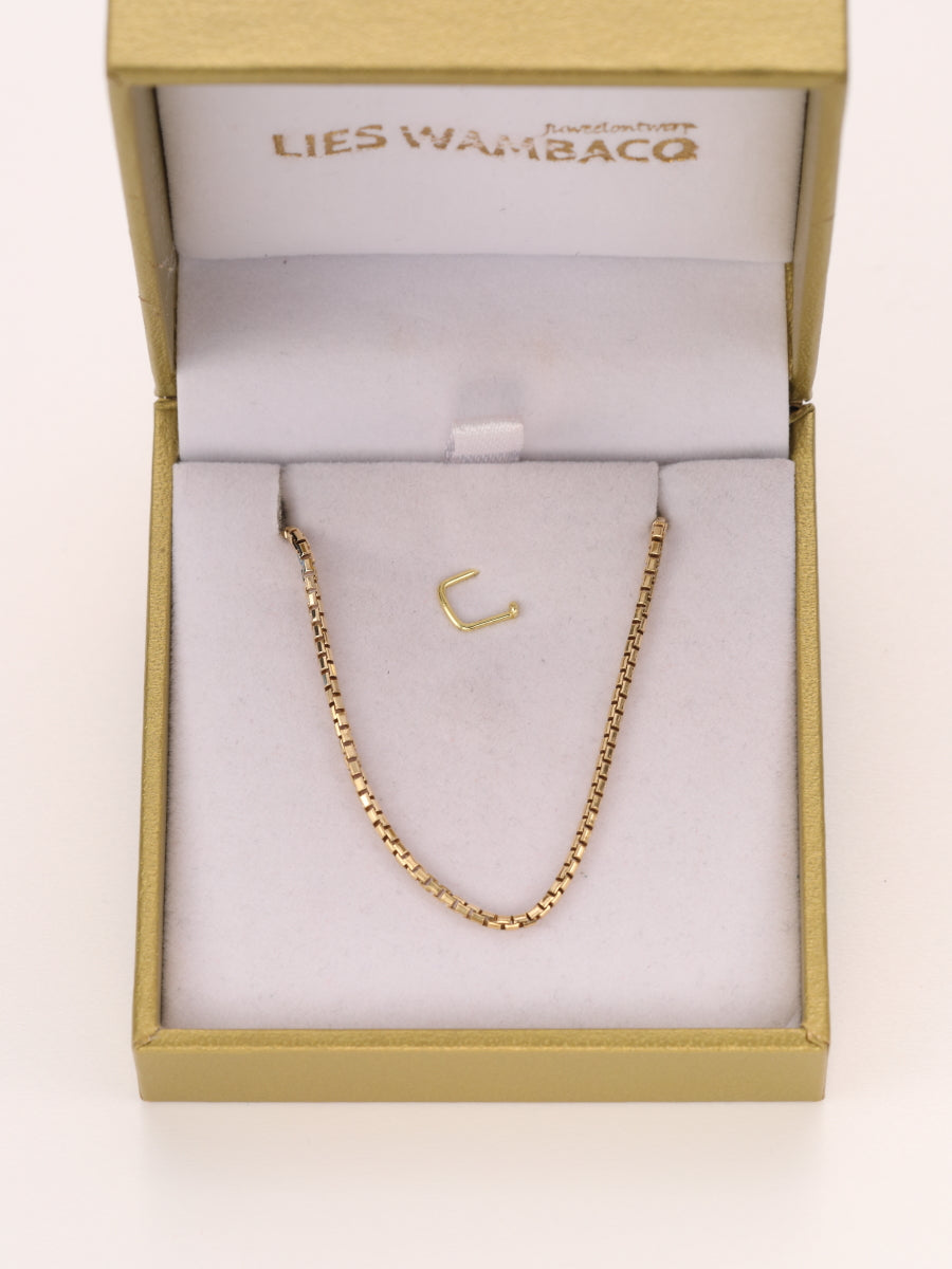 Ketting in 18k geel goud 45cm: Imre
