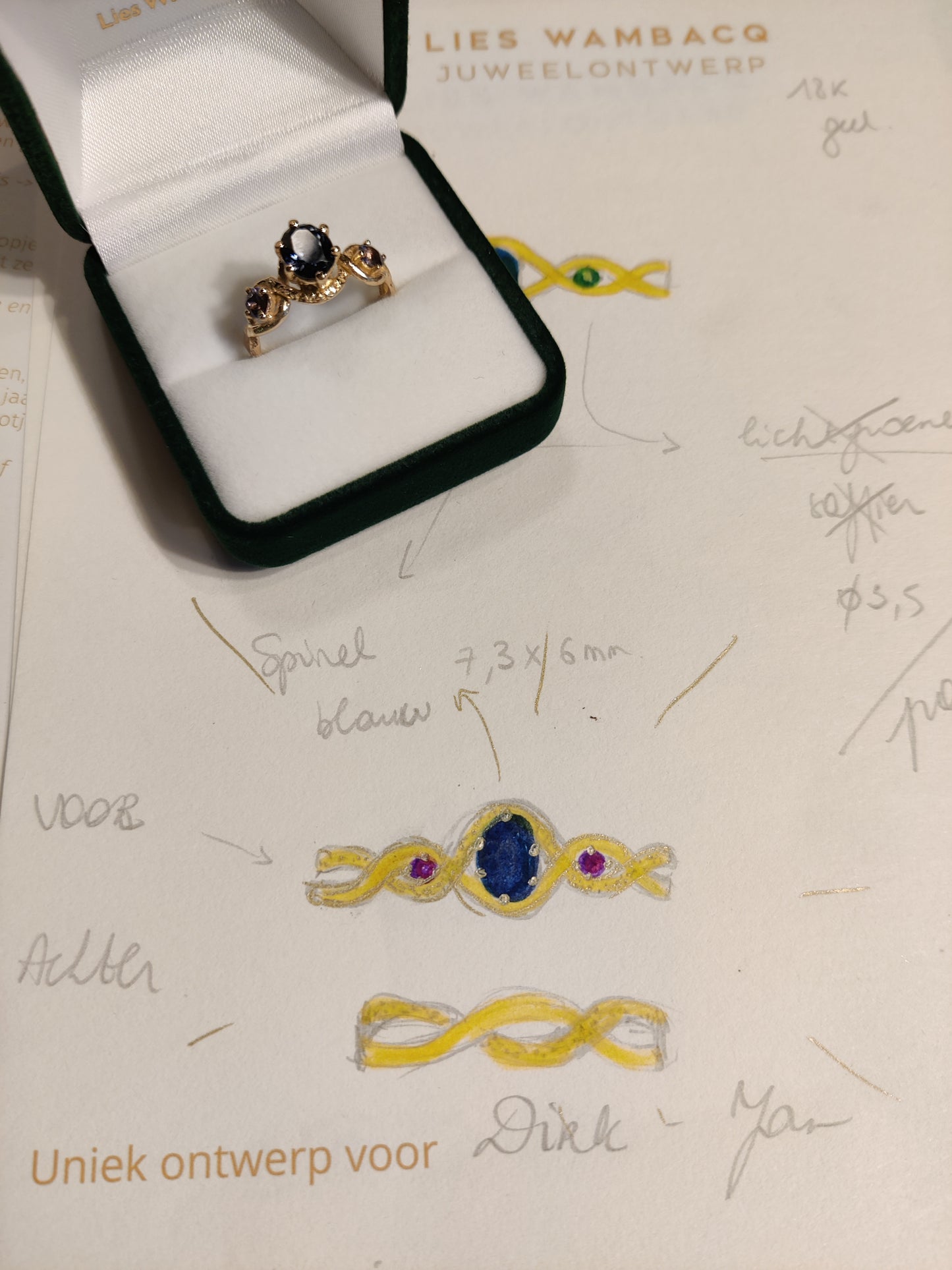 Verlovingsring 18k met diamant: op maat gemaakt