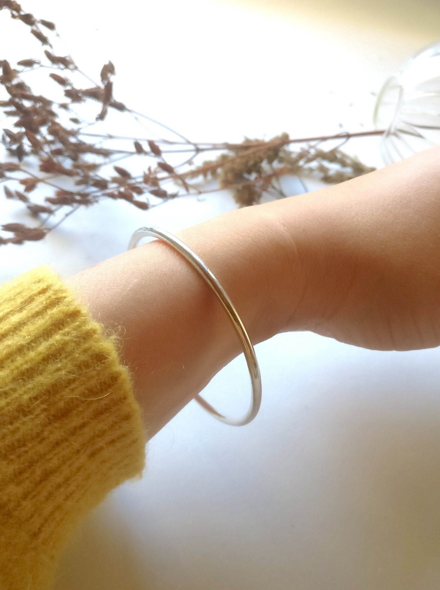 Armband in zilver : Ronde